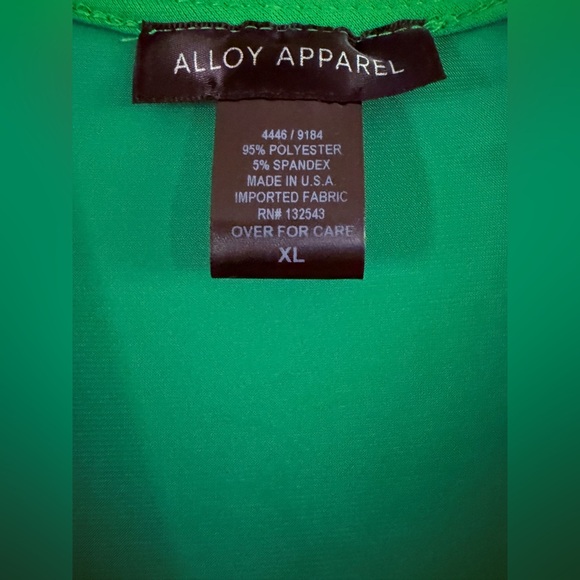 ALLOY Green Sleeveless Jumpsuit - TALL! - Picture 2 of 6